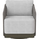 Allariz Warm Grey / Gracebay Light Grey Outdoor Swivel Armchair, Swivel